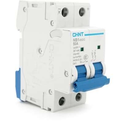 Автоматичний вимикач CHINT NB1-63DC 2P C50 DC500V