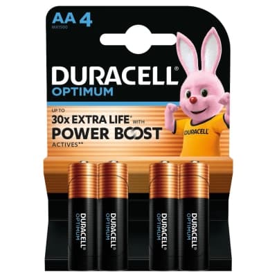 Батарейка Duracell Optimum AA лужні 4 шт. в упаковці (5015595)