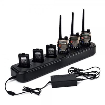 Зарядний пристрій Baofeng для 6 рацій Baofeng UV-5R (BL-5X6 + 6 АКБ BL-5) (ГРР00000209)