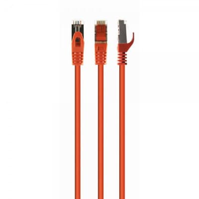 Патч-корд 2м S/FTP Cat 6A CU LSZH orange Cablexpert (PP6A-LSZHCU-O-2M)