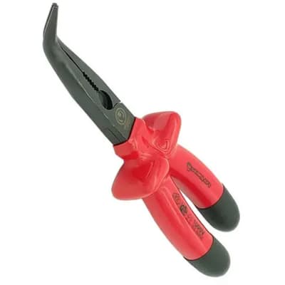 Плоскогубці Стандарт 1000В з подовженими губками 8" загнуті (IBN0108)