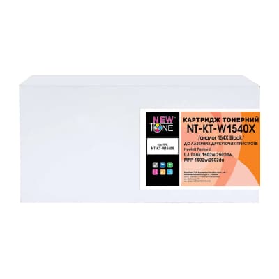 Тонер-картридж NewTone HP LJ Tank 1502w/2502dw, MFP 1602w/2602dn 154X black 5000с (NT-KT-W1540X)