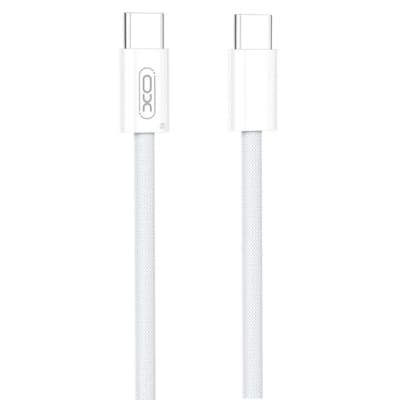 Дата кабель USB-C to USB-C 1.5m 60W white XO (NBQ260B_С_White)
