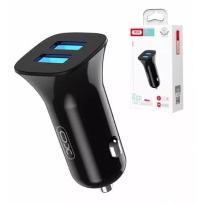Зарядний пристрій XO CC31 2.4A/2 USB Black (XO-СC31-BK)