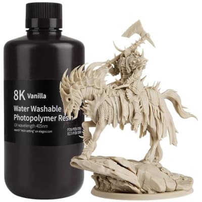 Фотополімерна смола ELEGOO Resin, Water Washable 8K, 1кг, vanilla (50.103.0141)