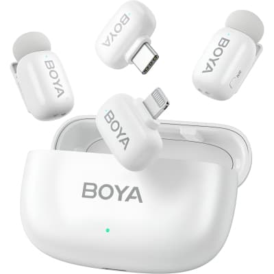 Мікрофон BOYA mini-13 Type-C/Lightning White