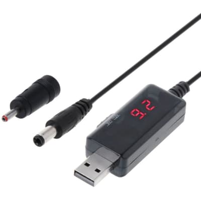Кабель живлення USB to DC 3.5x1.35mm + 5.5x2.1mm 9V-12V Dynamode (KWS-912V)