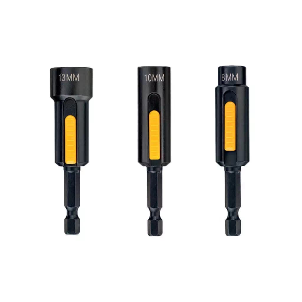 Головка магнітна DeWALT торцевих магнітних EXTREME IMPACT 1/4", 8, 10, 13 мм (DT7460)