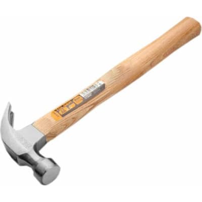Молоток Tolsen з цвяходером 225 гр (8 oz) дерев'яна ручка (25148)
