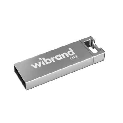 USB флеш накопичувач Wibrand 8GB Chameleon Silver USB 2.0 (WI2.0/CH8U6S)