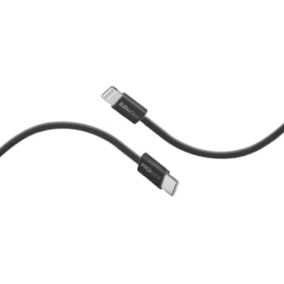 Дата кабель USB-C to Lightning 1.2m Promate (ecoline-ci120.black)