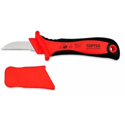 Ніж монтажний Toptul кабельний діелектричний 1000V VDE (SFAA5020V4)