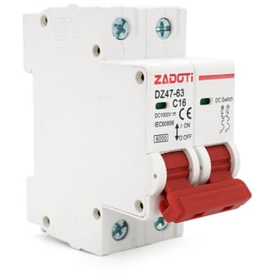 Автоматичний вимикач ZADOTI DZ47-63C16