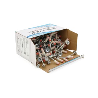 Цвяхи Voltronic монтажні піроксилінові, 8х42мм, кругла шайба 18мм, 200 шт (YT-PMN42R20)