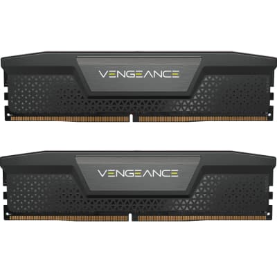 Модуль пам'яті для комп'ютера DDR5 128GB (2x64GB) 6400 MHz Vengeance Black Corsair (CMK128GX5M2B6400C42)