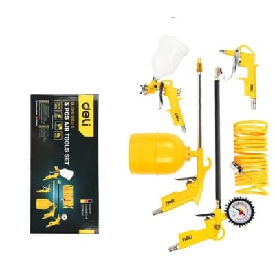 Набір інструментів Deli пневматичних 5 шт (EDL-QPQ-990G-5)