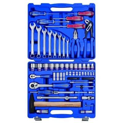 Набір інструментів KING TONY 77 шт. 1/4" та 1/2" (7577MR)