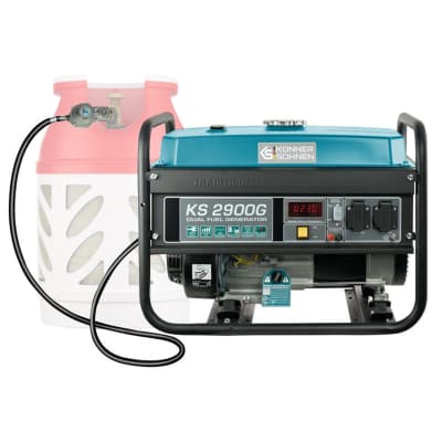 Генератор Konner&Sohnen газ-бензин KS 2900G, 230V, 2.9kW, ручний запуск (KS2900G)