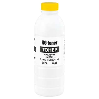 Тонер HP CLJ Pro M252 100г, yellow HG (TSM-HGH02Y-100)
