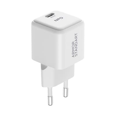 Зарядний пристрій Armorstandart AR373 20W GaN Type-C White (ARM77569)