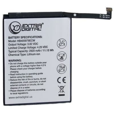 Акумуляторна батарея Extradigital Huawei Nova Plus HB405979ECW 2920 mAh (BMH6497)