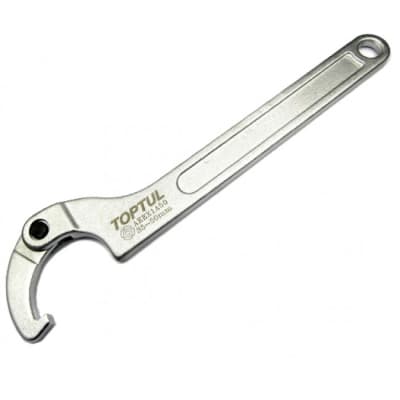 Ключ Toptul для круглих шліцьових гайок шарнірний 35-50мм (AEEX1A50)
