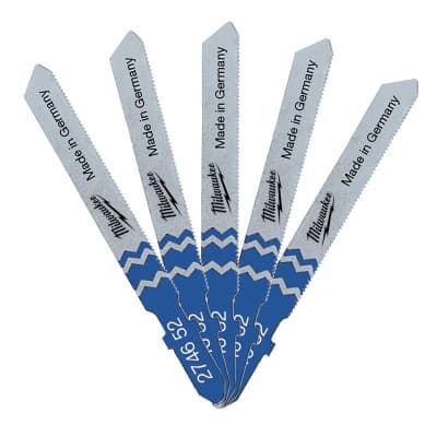 Полотно Milwaukee для лобзика T118G 50мм/крок зуба 0,7мм, 5шт, універсальні (4932274652)