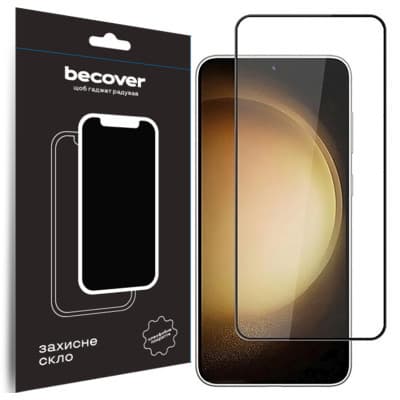 Скло захисне BeCover Samsung Galaxy S24 SM-S921 Black (711037)