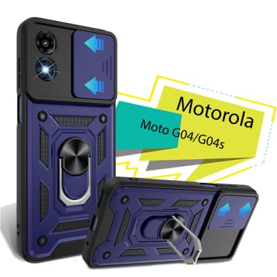 Чохол до мобільного телефона BeCover Military Motorola Moto G04/G04s Blue (713063)