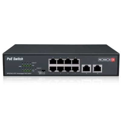 Комутатор мережевий Provision-ISR PoES-08120C+2I-V2