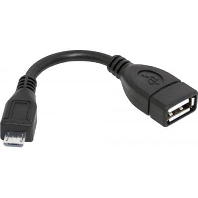 Перехідник OTG USB 2.0 AF to Micro 5P 0.08m Defender (87300)