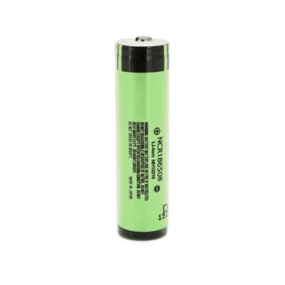 Акумулятор 18650 3400mAh, TipTop, Protected, 6.8A, 4.2/3.6/2.5V, green Panasonic (NCR18650B-P / 18780)