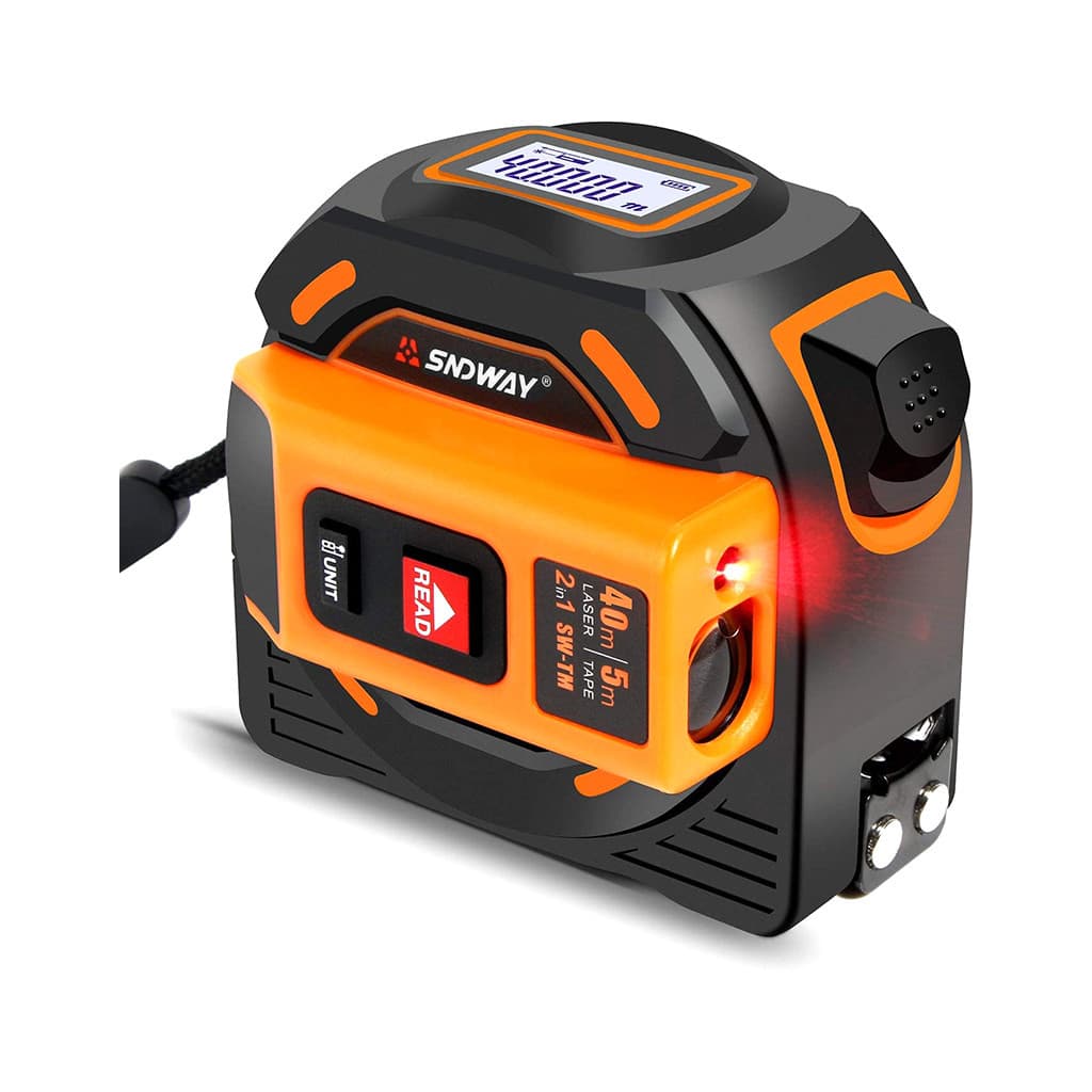 Рулетка Sndway SW-TM40 з лазерним далекоміром (SW-TM40)