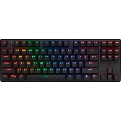 Клавіатура Hator Icefall Mecha TKL Rainbow Wireless/USB Black (HTK287UA)