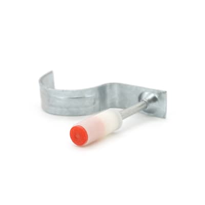 Цвяхи Voltronic монтажні піроксилінові, міні 7,3х43мм, затискач для труб Ø28мм, 100 шт (YT-PMNMini25)