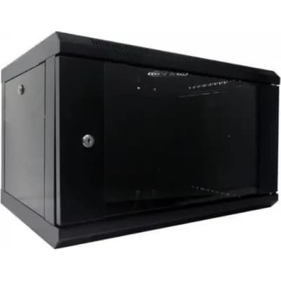 Шафа настінна Hypernet 4U 19" 600x600 (WMNC66-4U-FLAT-BLACK)
