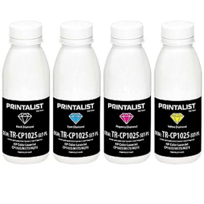 Тонер HP CLJ CP1025/M175/M275 SET Black 40г/Сolor 35г Printalist (TR-CP1025-SET-PL)
