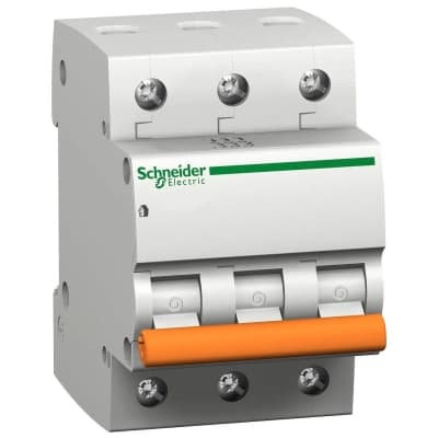 Автоматичний вимикач Schneider Electric ВА63 3Р 6A C (11221)
