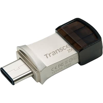 USB флеш накопичувач Transcend 256GB JetFlash 890 USB 3.1/Type-C (TS256GJF890S)