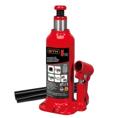 Домкрат GTM гідравлічний пляшковий 5т (216-41З мм) (Т90504)