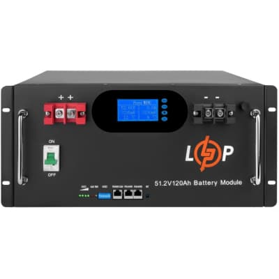 Батарея LiFePo4 LogicPower 51.2V - 120Ah (6000Wh) (30385)