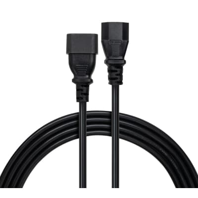 Кабель живлення C13 to C14 1.8m 0.75mm2 Rezone (RZPC-13141875)