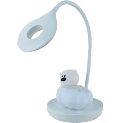 Настільна лампа Kite Cloudy Bear LED з акумулятором, рожева (K24-493-2-2)