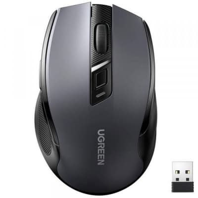 Мишка Ugreen MU006 Ergonomic Wireless Gray/Black (15063)