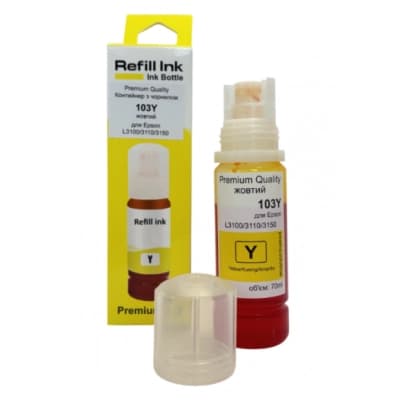 Чорнило Premium Quality Epson 103Y 70мл Yellow (70264885)