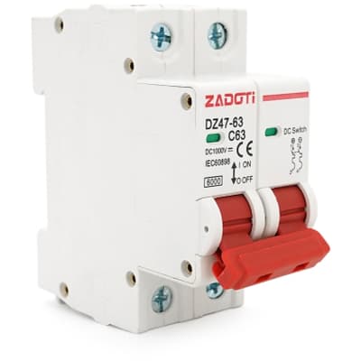 Автоматичний вимикач ZADOTI DZ47-63C63