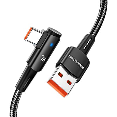 Дата кабель USB 2.0 AM to USB-C 3.0m 100W black Essager (EXCWT7A-CGC01-P)