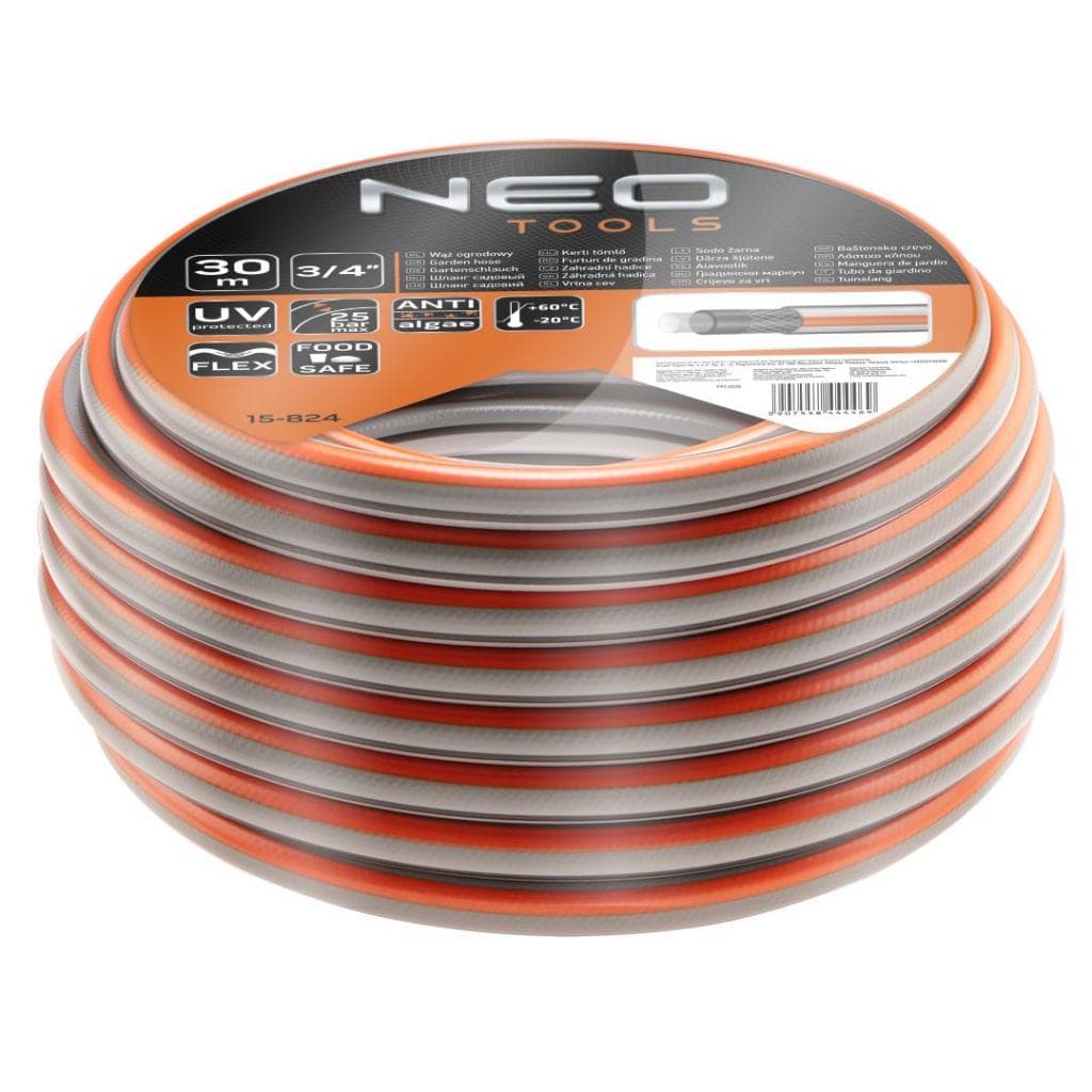 Шланг для поливу Neo Tools 3/4 "x 30 m, 4-шар. Optima (15-824)