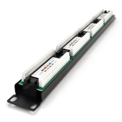 Патч-панель 19" 24xRJ-45 UTP cat. 5е, 1U PiPo (PP245191U)