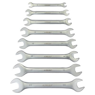 Ключ Sigma набір ріжкових 8шт 6-22мм CrV satine (6010321)